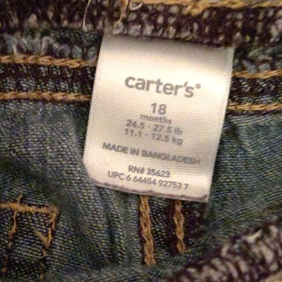 Carter's - Baby Boy Size 18 months - Jeans - Picture 4 of 7